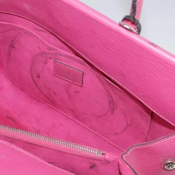 LOUIS VUITTON Epi Marley MM Hand Bag 2way Fuchsia M94615 LV Auth 107465 - Picture 10 of 16